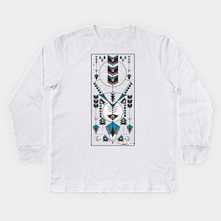 Awesome Native American Tribal Indian Arrows Kids Long Sleeve T-Shirt